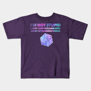 Dungeons & Dragons - I’m not stupid intelligence check Kids T-Shirt